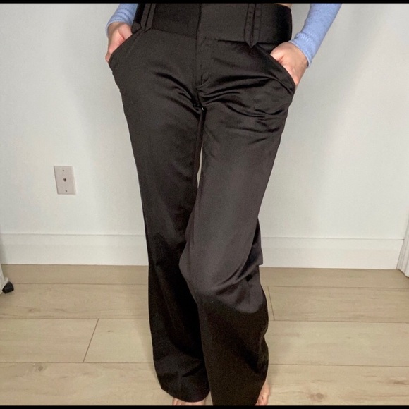Satin suit pants - Picture 2 of 5